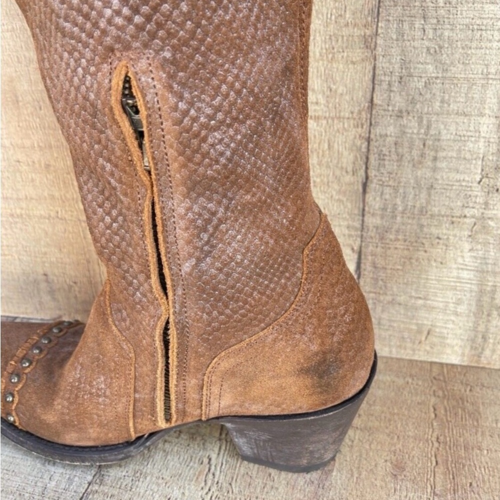 Old Gringo Boots Savannah Dance Brown Studded Sundance Size 7.5 B - Picture 7 of 15